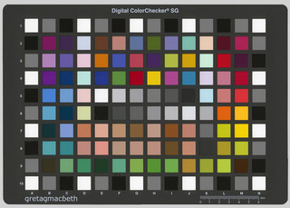 популярная цветовая мишень ColorChecker digital SG